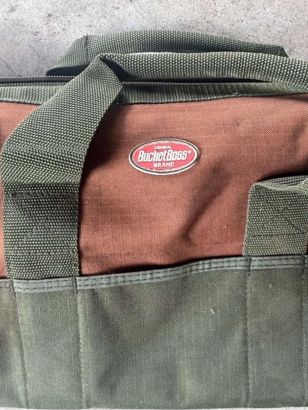 Bucket Boss canvas duffel